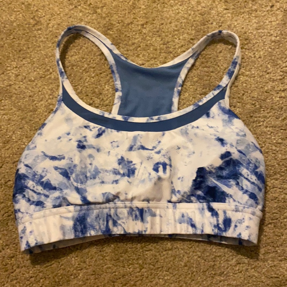 tie dye sports bra